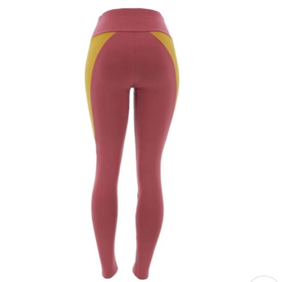 NWT Puma High Waisted Cotton Leggings Ankle Length Mauve Womens Small - Picture 4 of 5